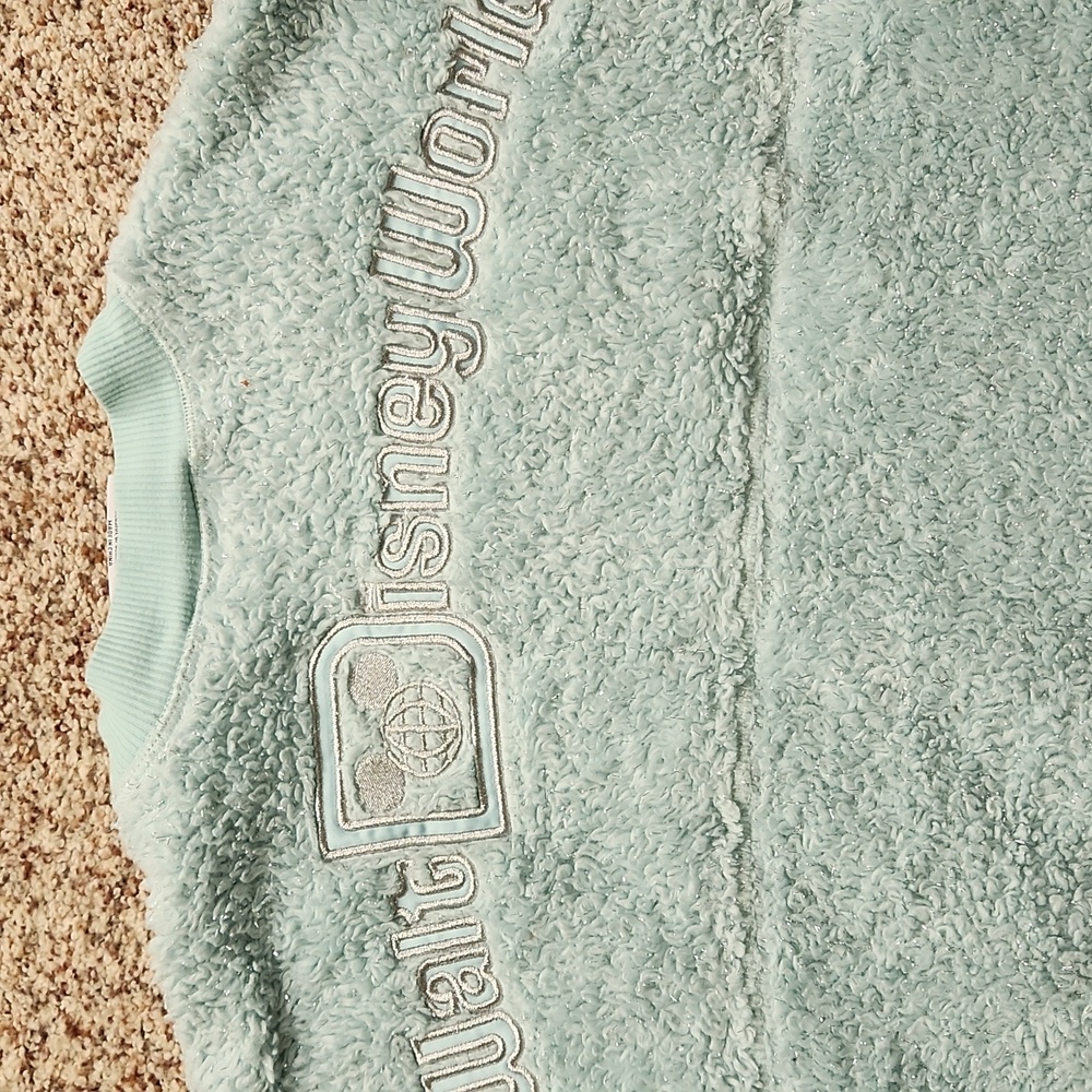 Blue Sparkle Fuzzy Walt Disney World Spirit Jersey - Picture 5 of 6